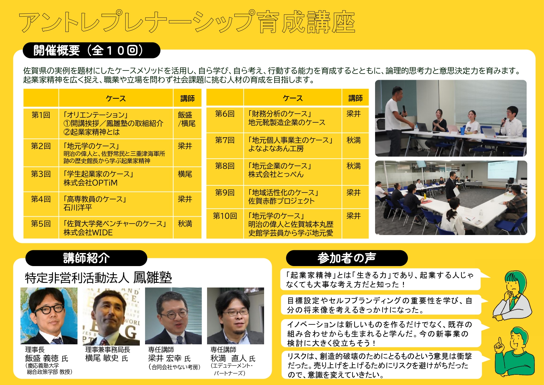 アントレプレナーシップ育成講座