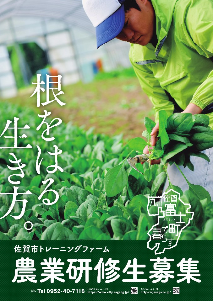 農業研修生募集ポスター