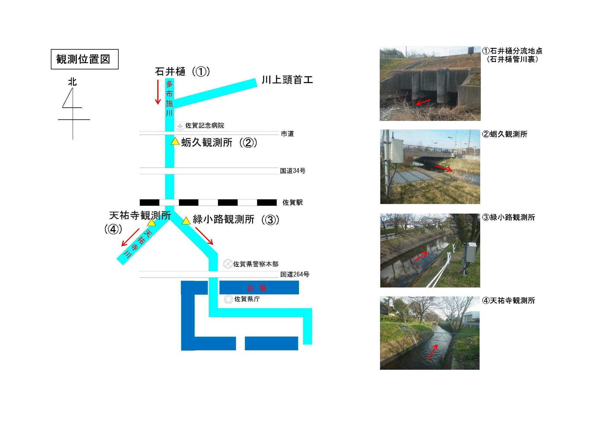 観測所位置図