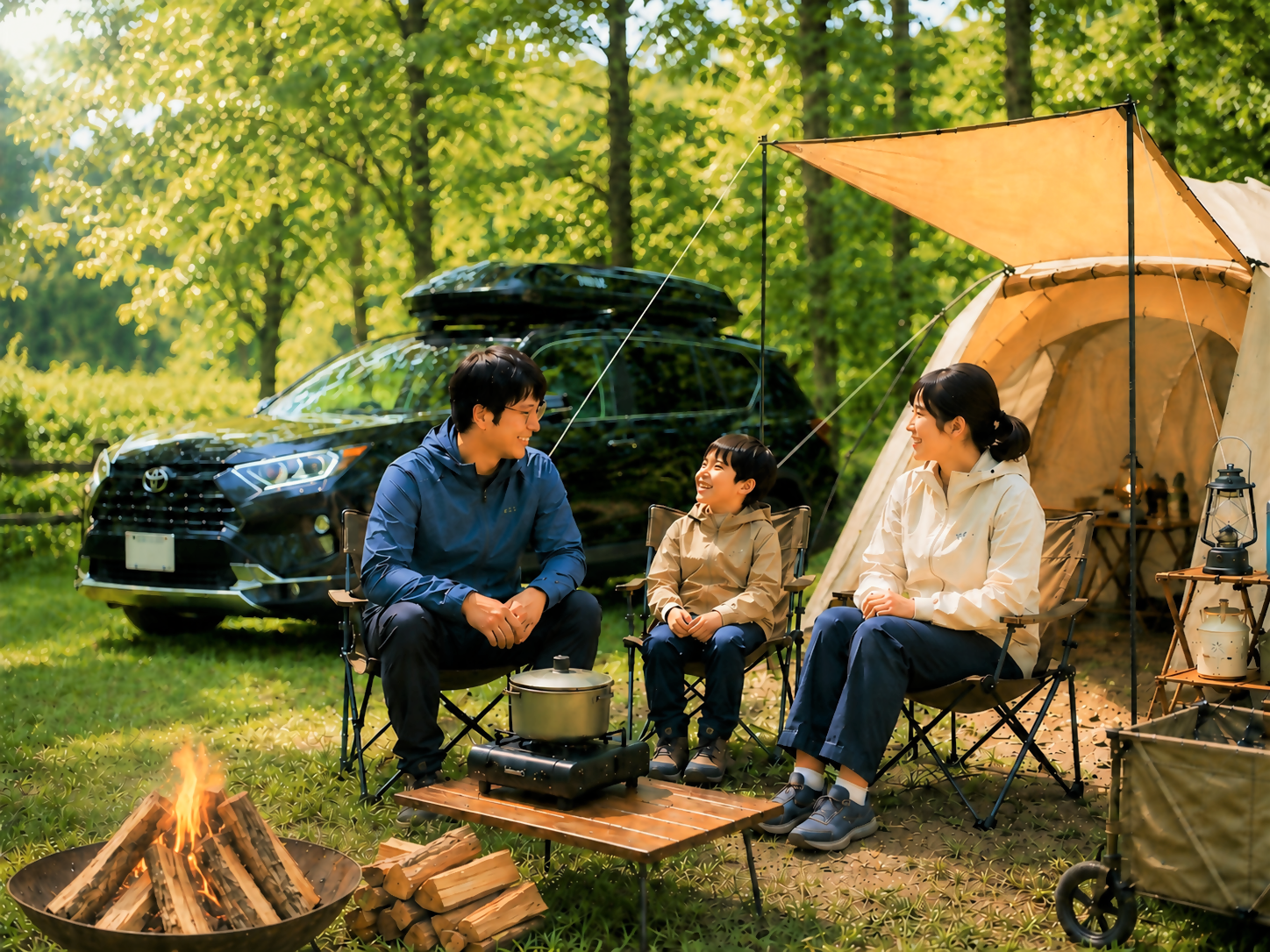 吉野山キャンプ場トップ画像