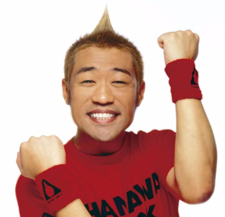 はなわさんの顔写真(はなわのサイトへリンク)