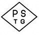 菱形の枠内にP・S・T・Gの四文字が配置されたPSTGマーク