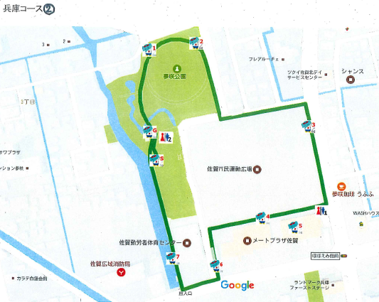 兵庫コース2のマップ