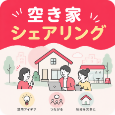 空き家シェアリングの画像