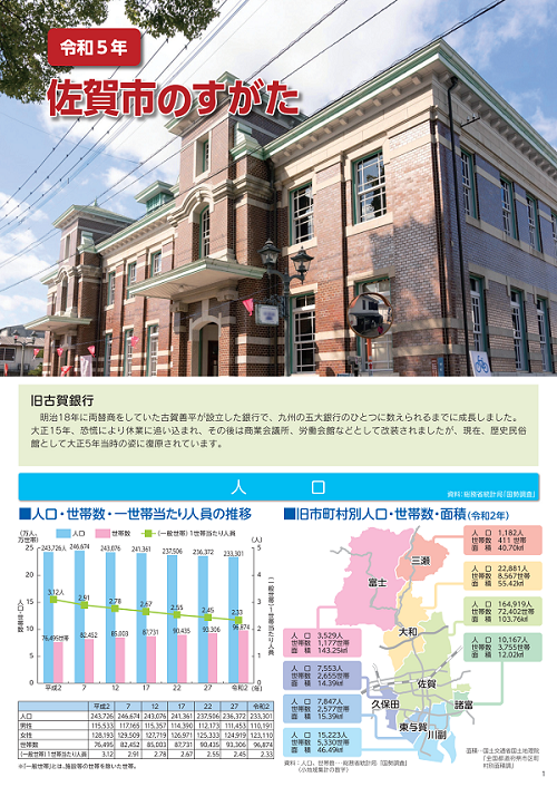 令和5年佐賀市のすがた表紙