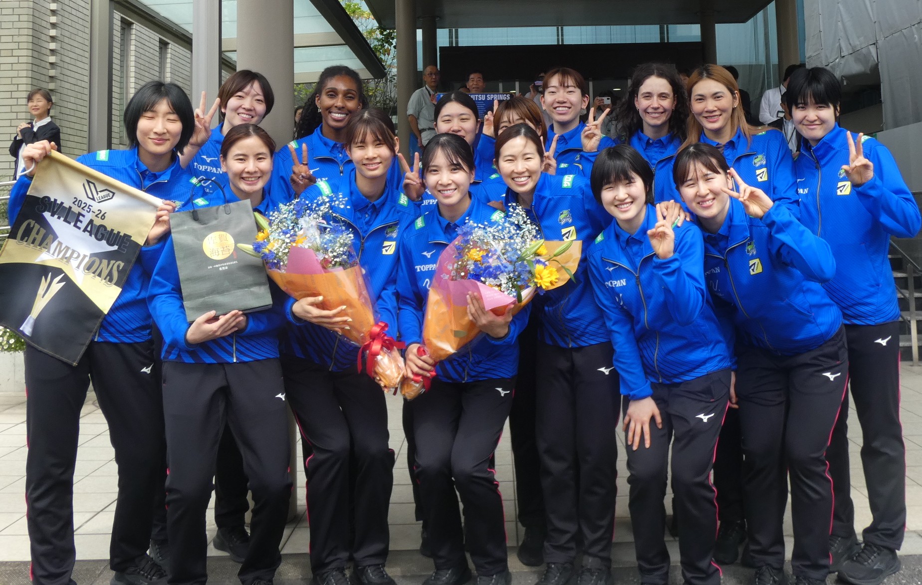大同生命SV.LEAGUE WOMANで初優勝を飾ったSAGA久光スプリングスの